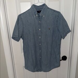 Ralph Lauren Men’s Denim Blue Button Down Shirt
